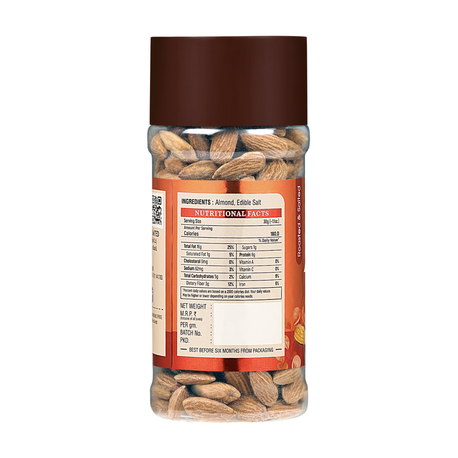 Sapphire Roasted Almond Jar, 200g