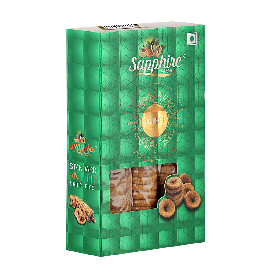 Sapphire Standard Green Fig/Anjeer,  250g