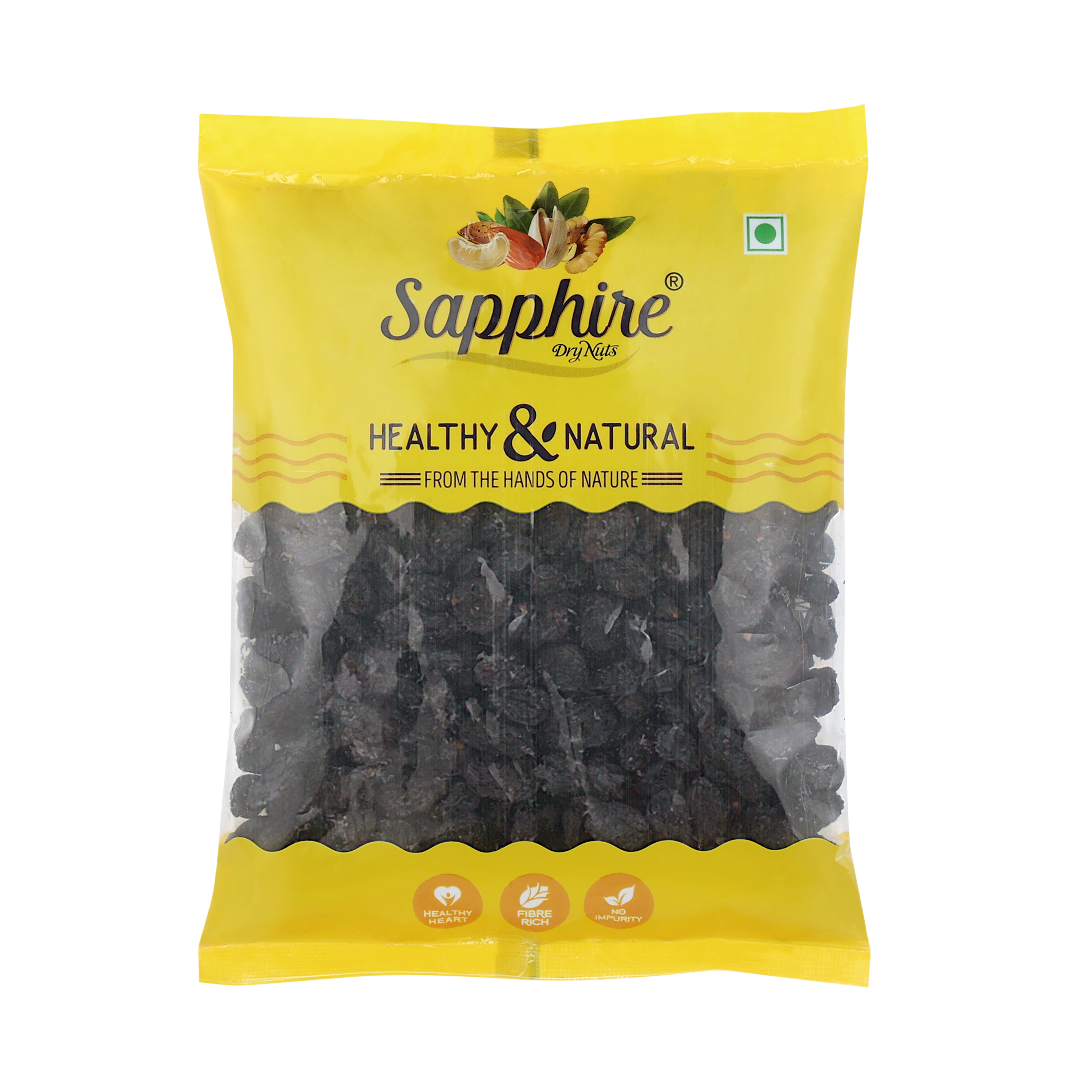 Sapphire Seedless Black Raisins/Kishmish,  250g
