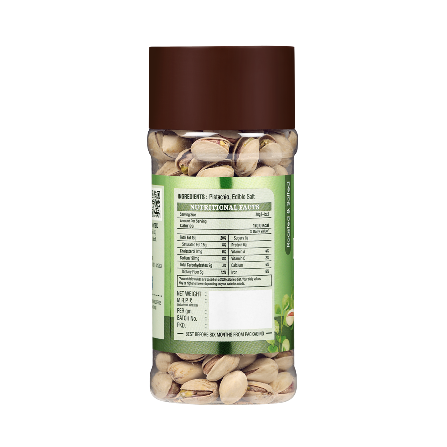 Sapphire Roasted Pistachio Jar, 200g