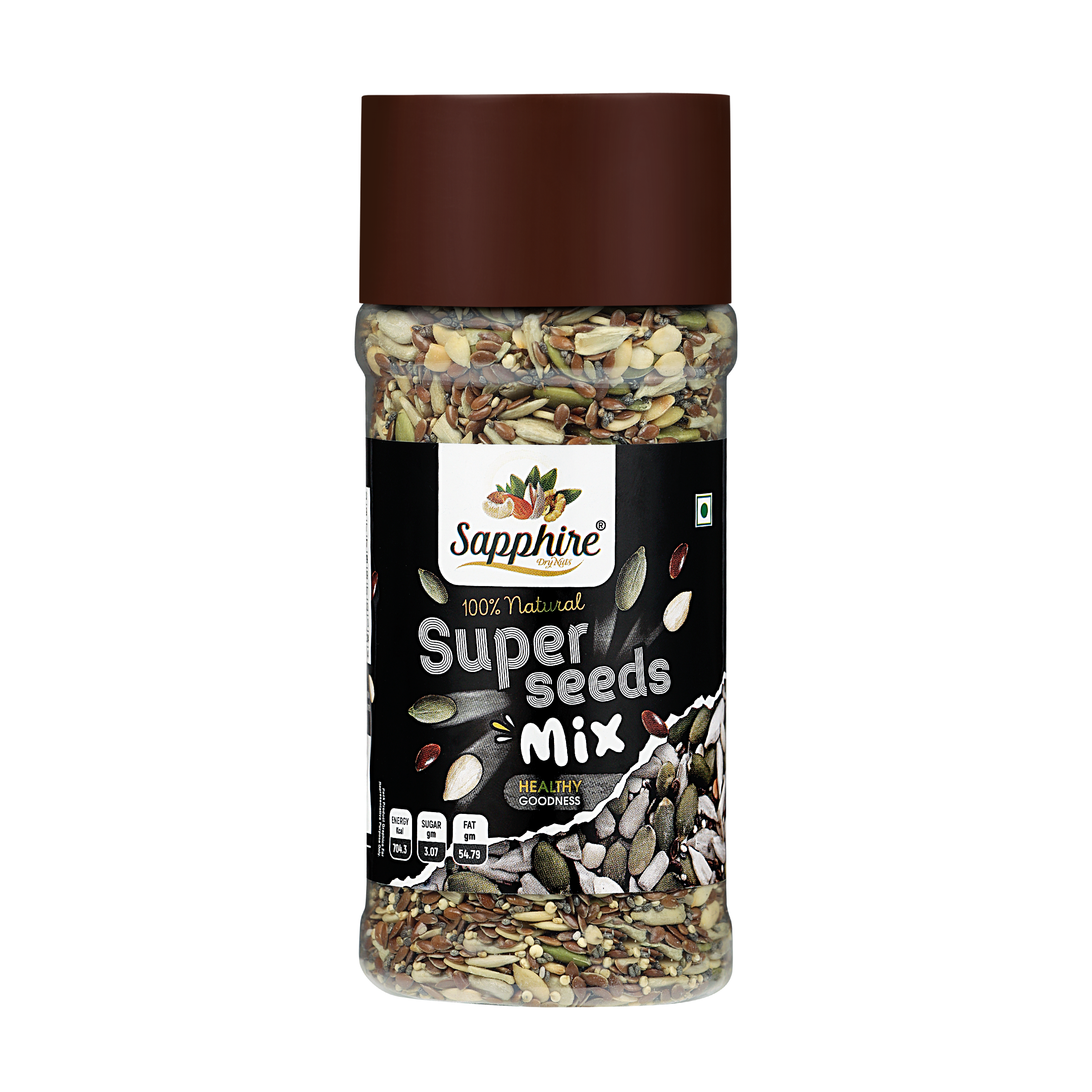 Sapphire Roasted Seed Mix Jar, 250g