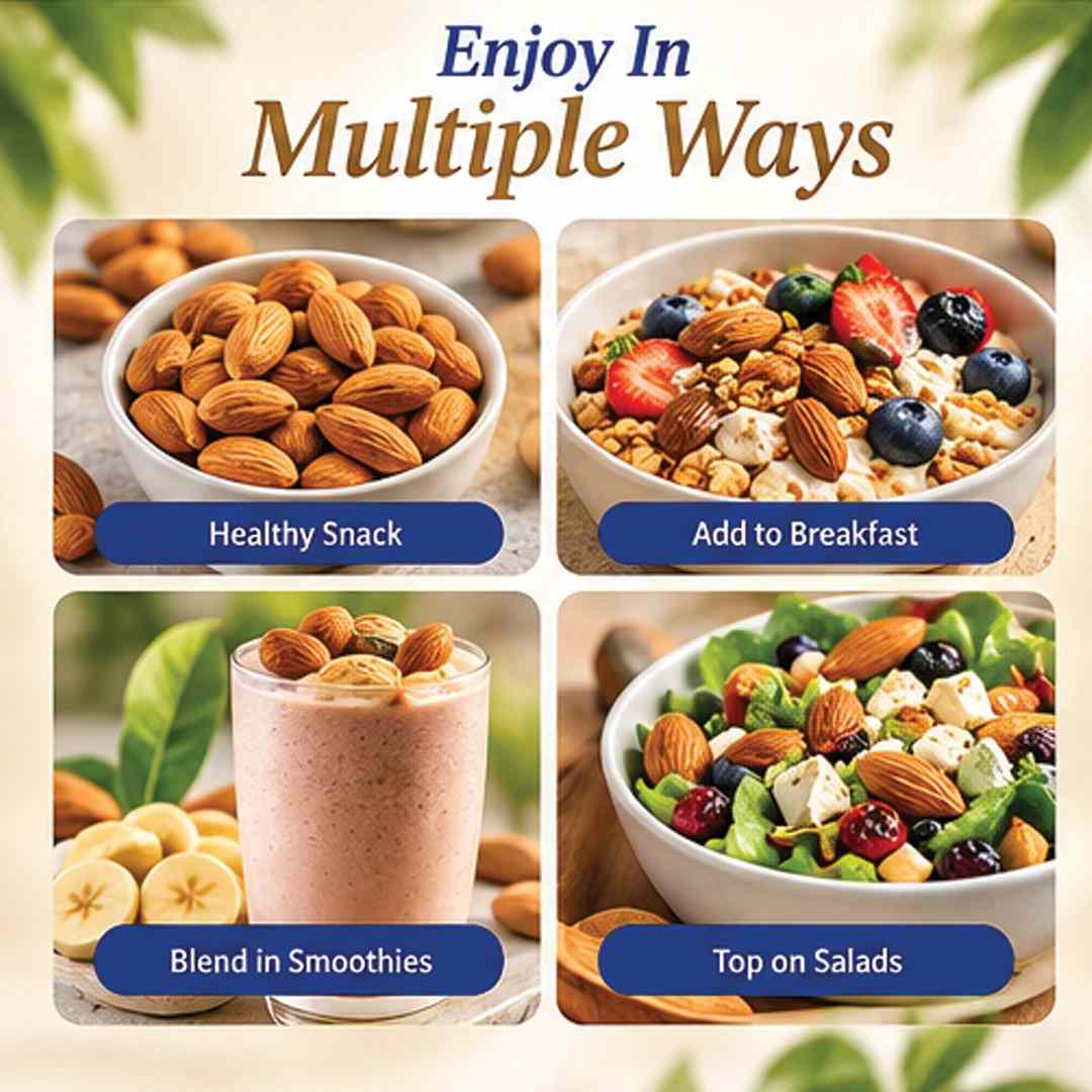 Sapphire Regular Raw California Almonds 250g 