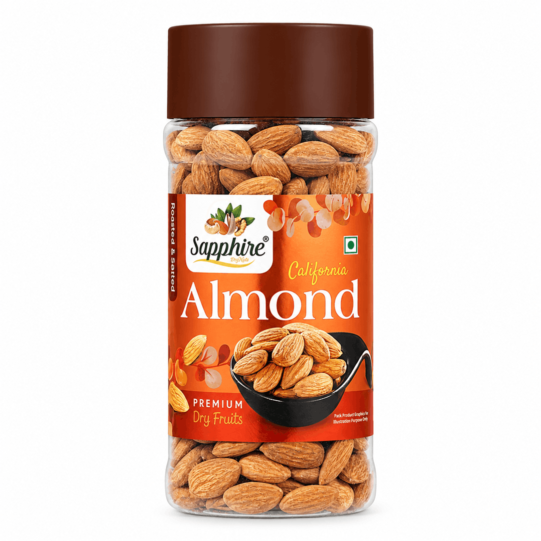 Sapphire Roasted Almond Jar, 200g