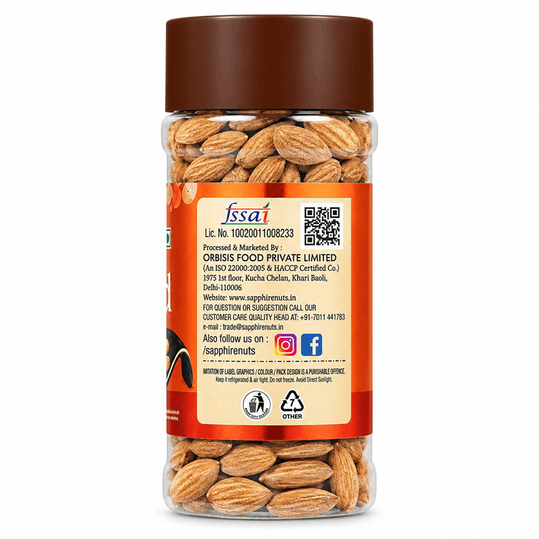 Sapphire Roasted Almond Jar, 200g