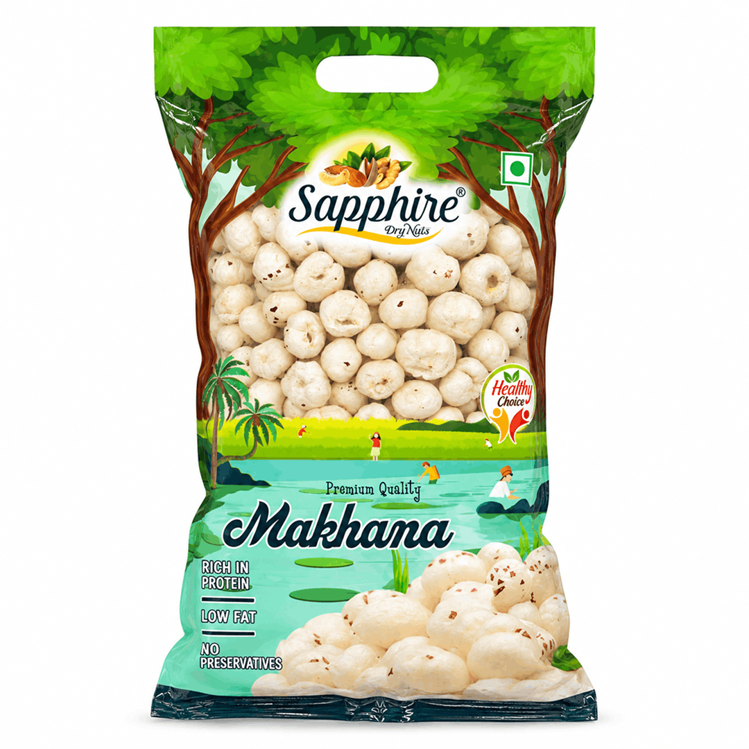 Sapphire Silver Makhana/Foxnut, 250g