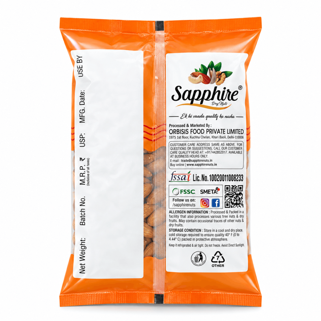 Sapphire Natural Almond Indi,  1Kg