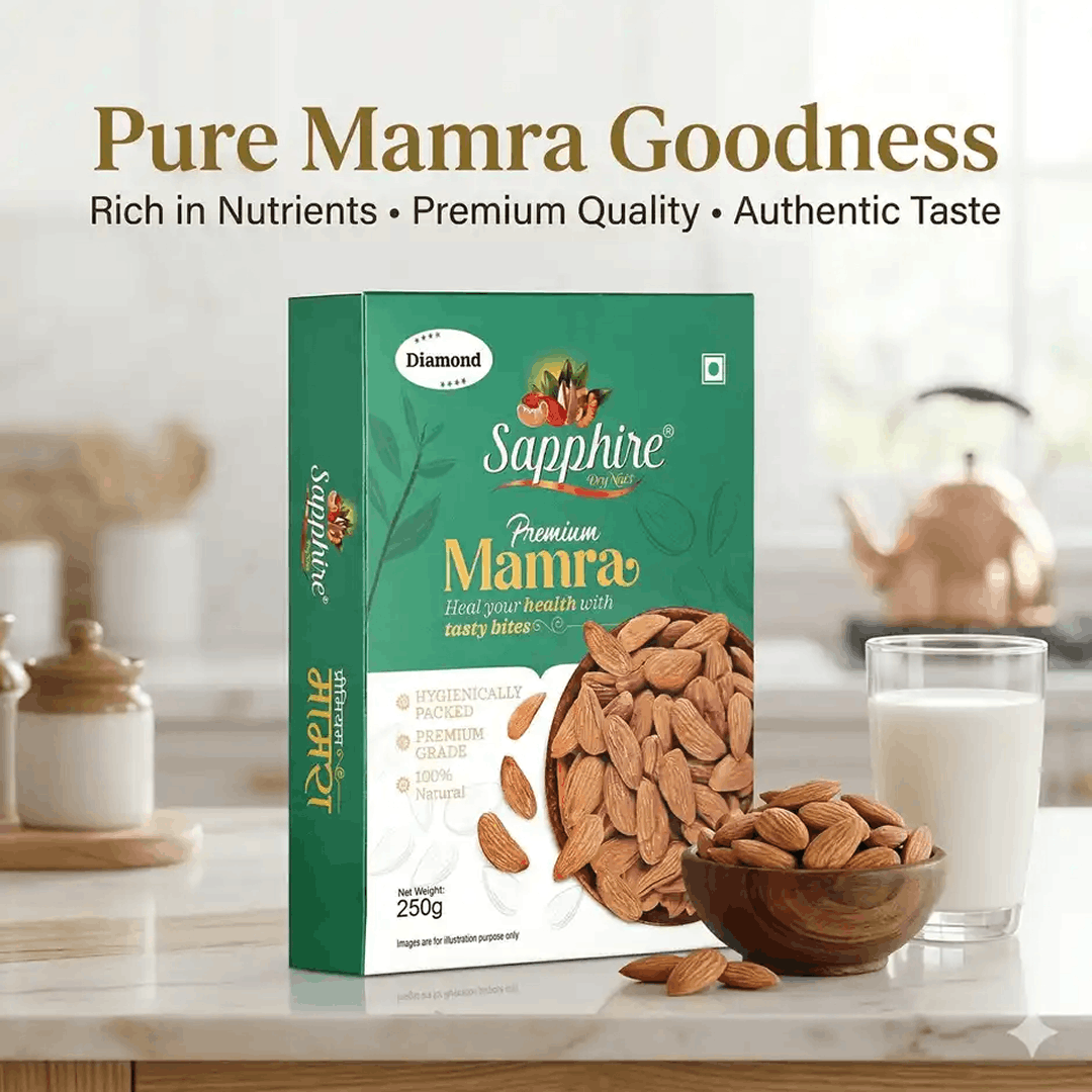 Sapphire Mamra Almond Diamond,  250g