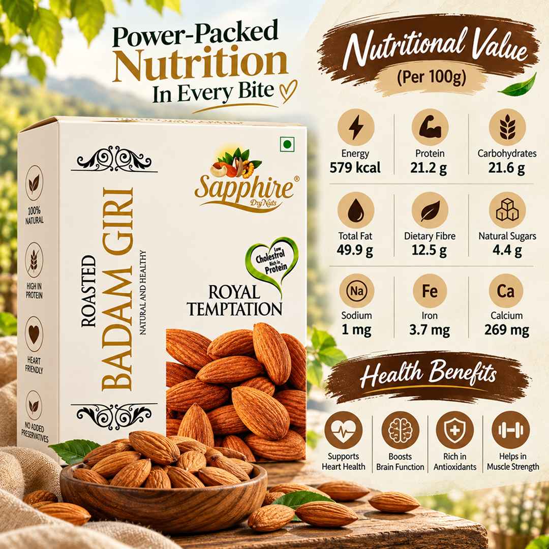 Sapphire Roasted Almond, 100g