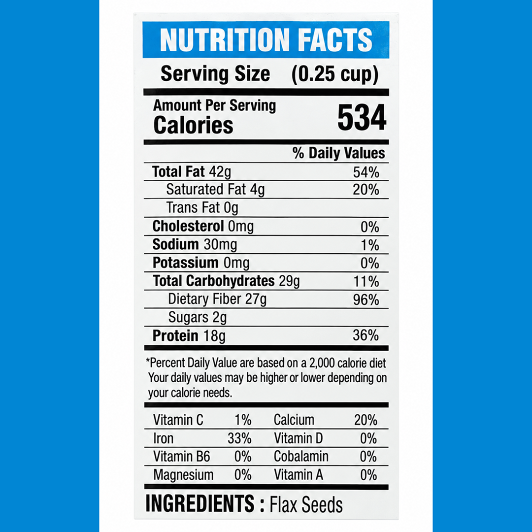Sapphire Raw Natural Flax Seeds, 200g