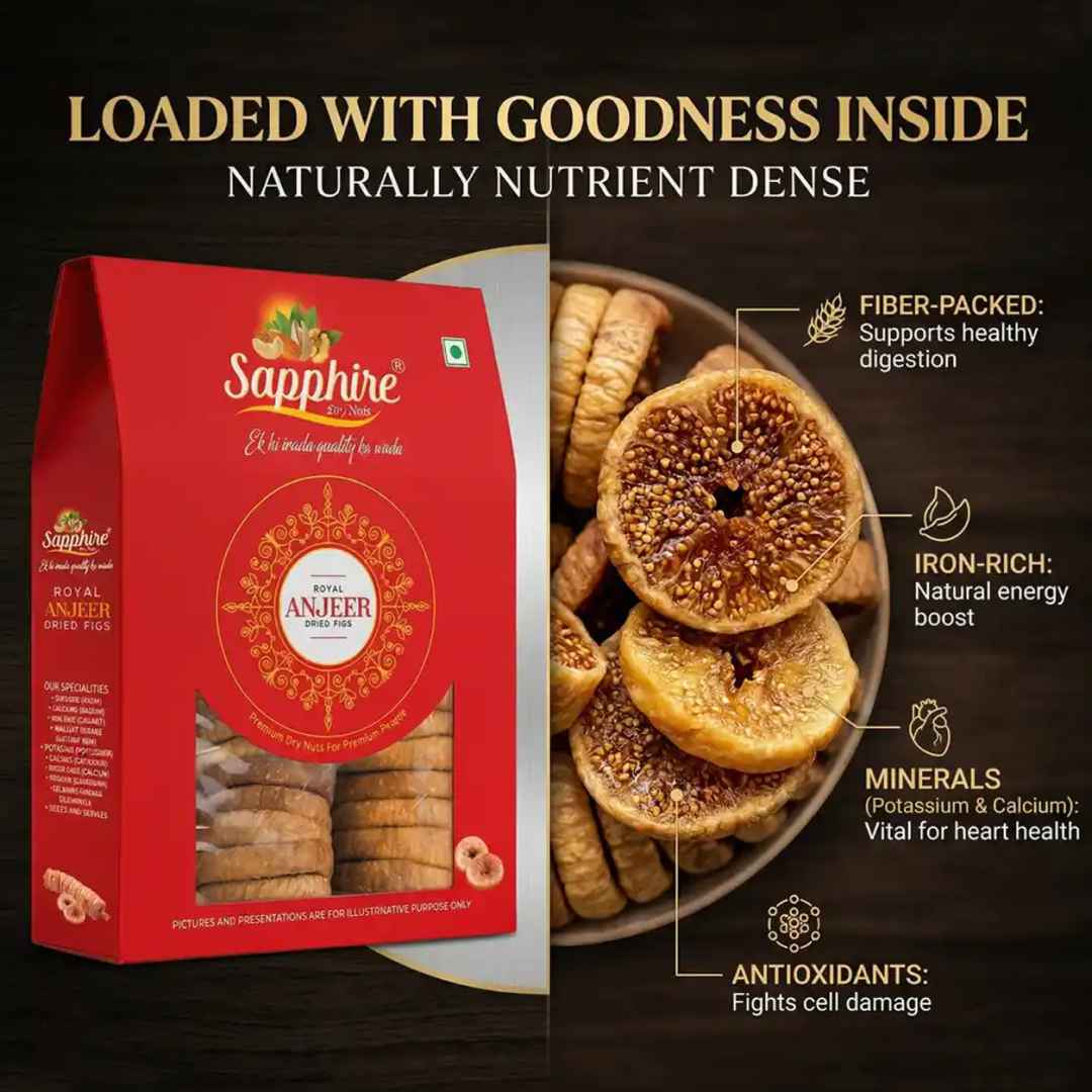 Sapphire Royal Red Fig/Anjeer,  250g